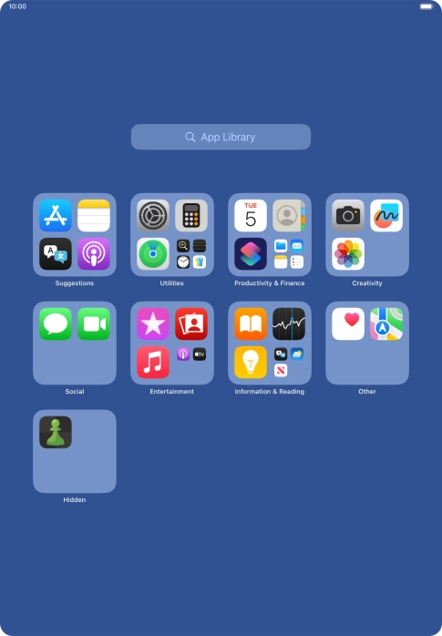Press and hold the required app. Press and hold the required app.