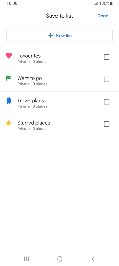 Press the required setting. Press the required setting.