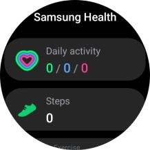 Under Daily activity, you can see how far you are from completing your daily activity goals. Under Daily activity, you can see how far you are from completing your daily activity goals.