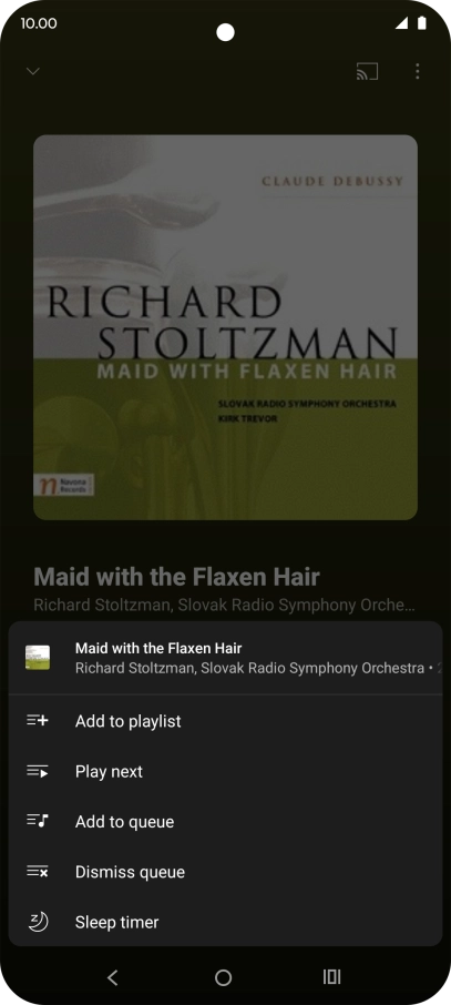 Press the add icon.