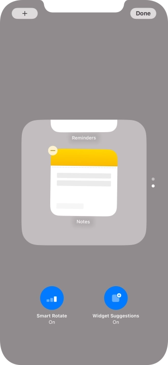 Press Smart Rotate to turn the function on or off.
