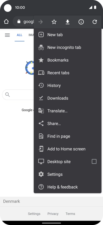 Press the star to add the bookmark. Press the star to add the bookmark.