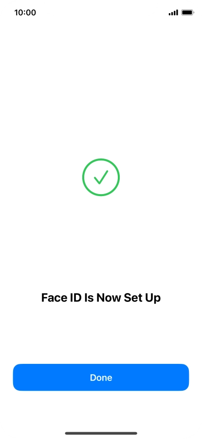 Press Done. If you haven't previously selected a phone lock code, key in a code of your own choice twice. Press Done. If you haven't previously selected a phone lock code, key in a code of your own choice twice.