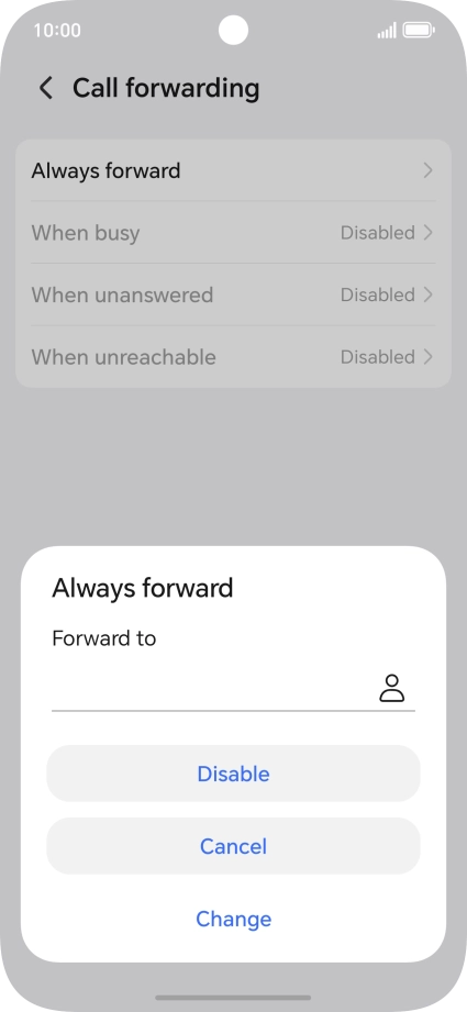 Press Disable.