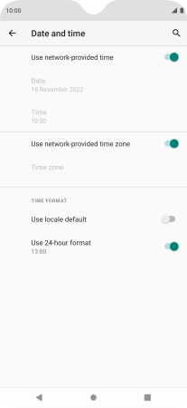 Press the Home key to return to the home screen. Press the Home key to return to the home screen.