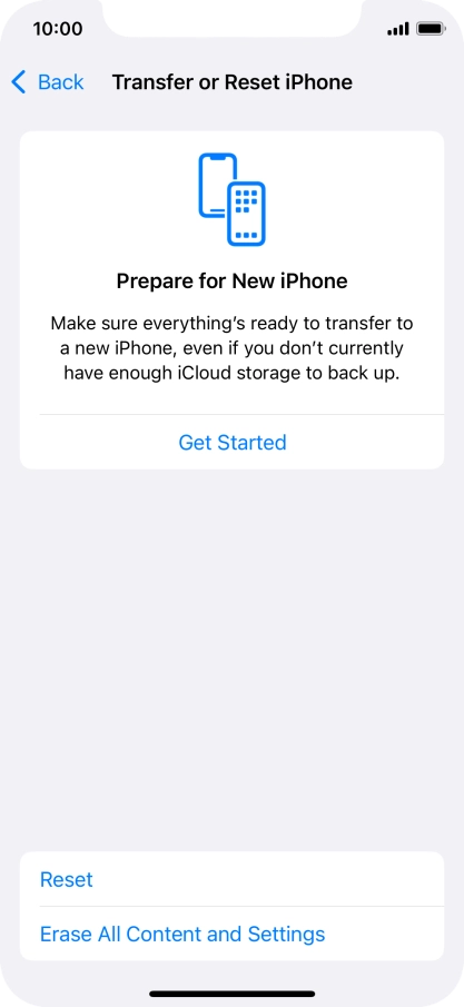 Press Get Started. Press Get Started.