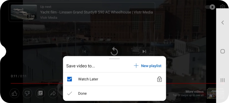 Press the required playlist. Press the required playlist.