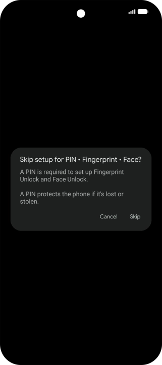 Press Skip. Press Skip.