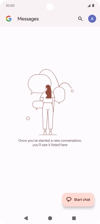 Press the profile icon.