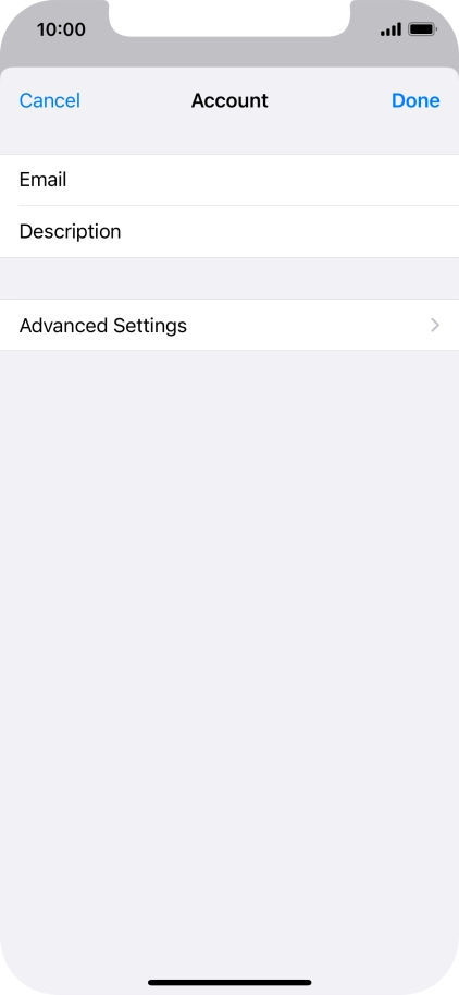 Press Advanced Settings. Press Advanced Settings.