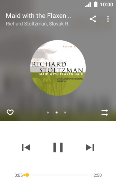 Press arrow right to go to the next audio file. Press arrow right to go to the next audio file.