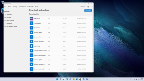 Click Get updates and wait while your apps are updated. Click Get updates and wait while your apps are updated.