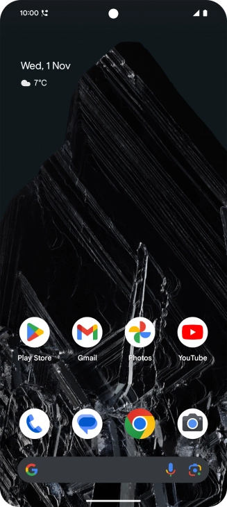 The divert icon shows that all incoming calls are diverted.