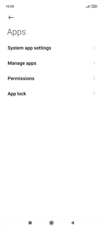 Press Manage apps.