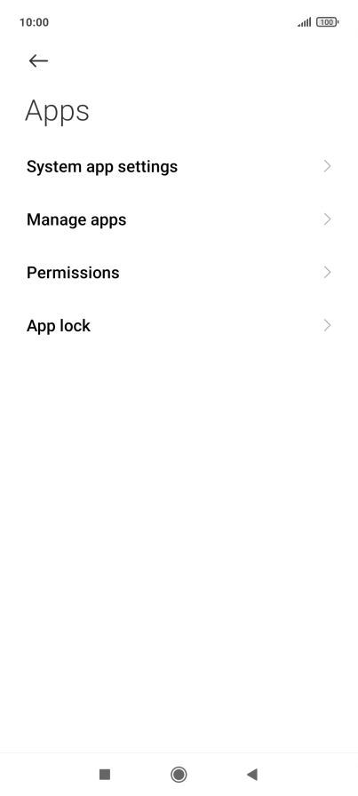 Press Manage apps.