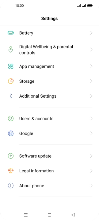 Press Additional Settings.