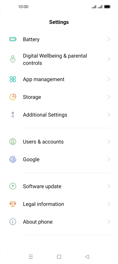 Press Additional Settings.