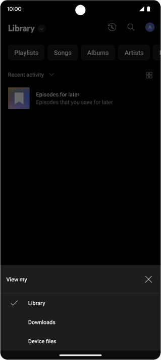 Press the required category and go to the required audio file. Press the required category and go to the required audio file.