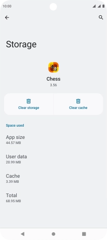 Press Clear cache.