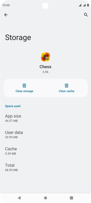 Press Clear cache.