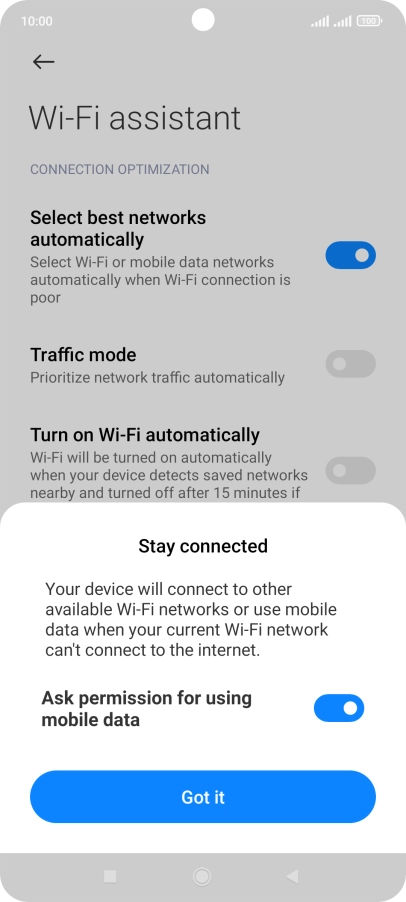 If you turn on the function, press the indicator next to If you turn on the function, press the indicator next to