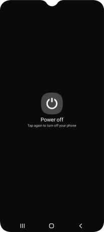 Press Power off. Press Power off.