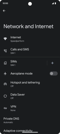 Press Hotspot and tethering. Press Hotspot and tethering.