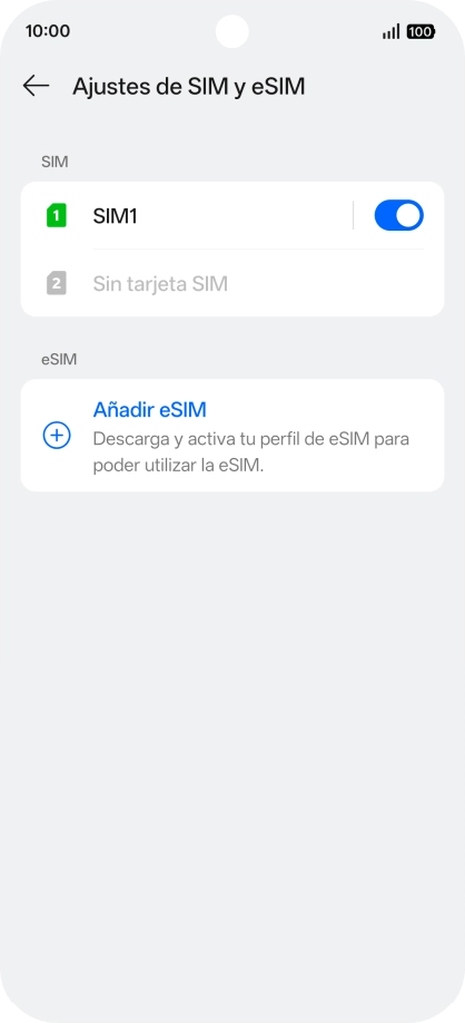 Pulsa Añadir eSIM. Pulsa Añadir eSIM.