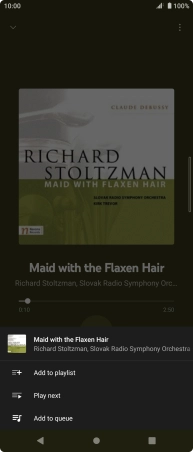 Press Add to playlist.