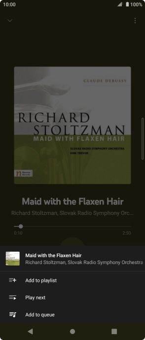 Press Add to playlist.