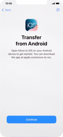 To transfer content to your phone, you need to install the app To transfer content to your phone, you need to install the app