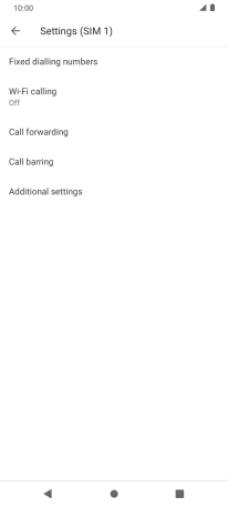 Press Fixed dialling numbers. Press Fixed dialling numbers.