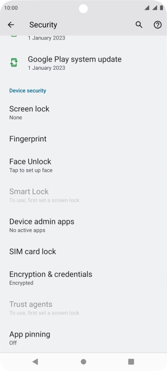 Press the Home key to return to the home screen.
