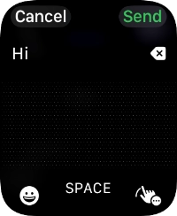 Press the input icon. Press the input icon.