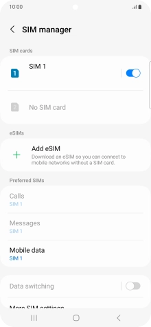 Press Add eSIM. Press Add eSIM.