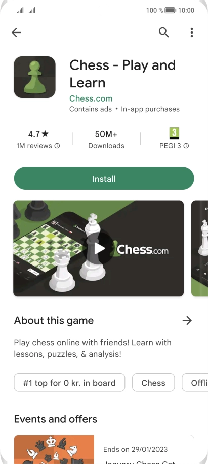 Press Install and follow the instructions on the screen to install the app. Press Install and follow the instructions on the screen to install the app.