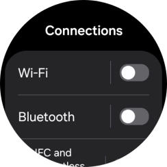 Press Bluetooth. Press Bluetooth.
