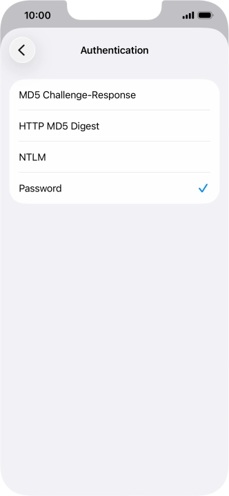 Press Password.