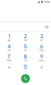 Press the Home key to return to the home screen.