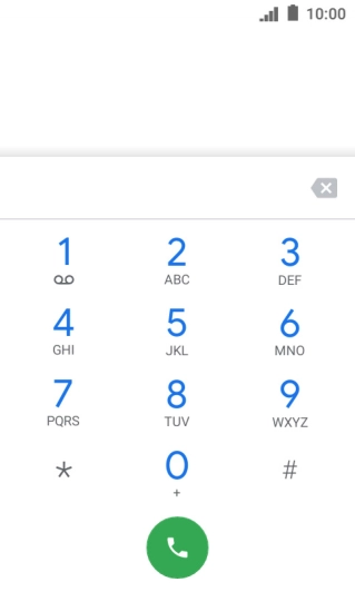 Press the Home key to return to the home screen.