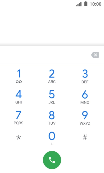 Press the Home key to return to the home screen.
