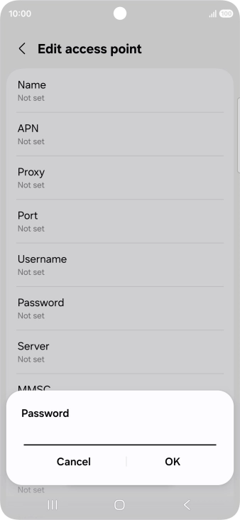 Key in wap and press OK. Key in wap and press OK.
