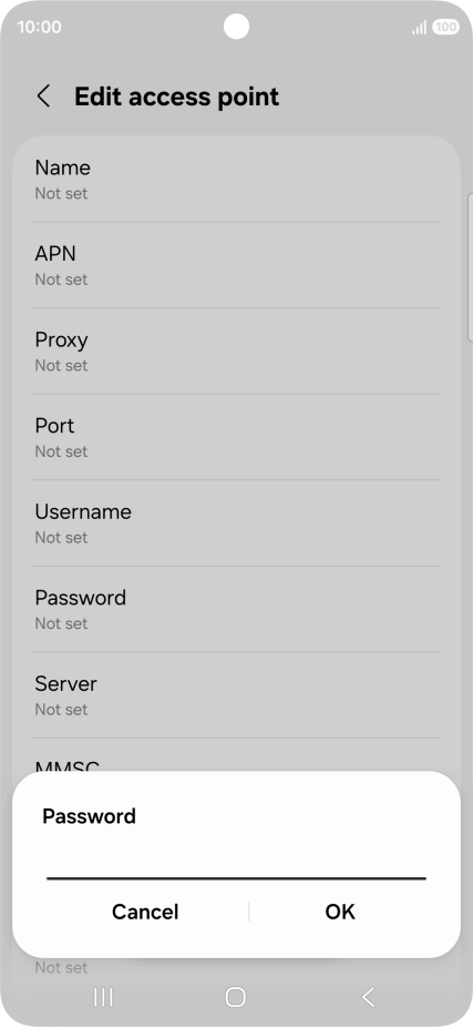 Key in wap and press OK. Key in wap and press OK.