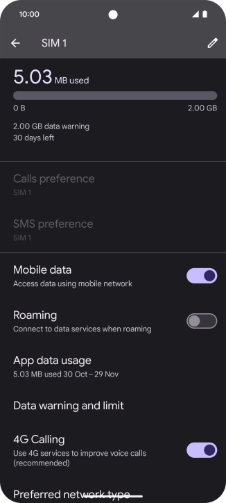 Press the indicator next to Press the indicator next to