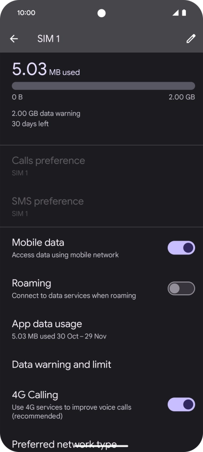 Press the indicator next to Press the indicator next to
