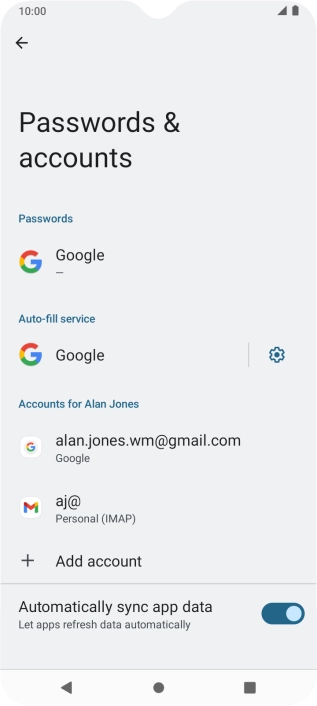 Press the Home key to return to the home screen. Press the Home key to return to the home screen.