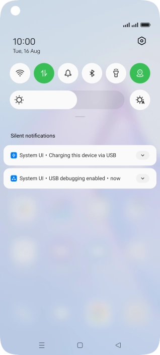 Press System UI.
