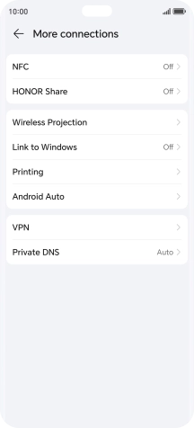 Press NFC. Press NFC.