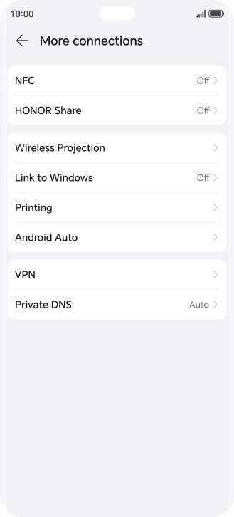 Press NFC. Press NFC.
