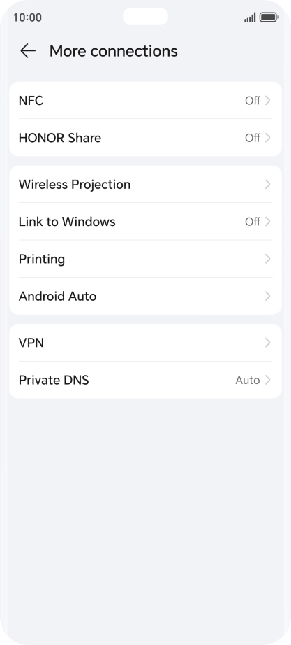 Press NFC. Press NFC.